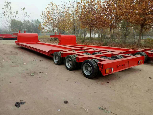 低平板半挂车