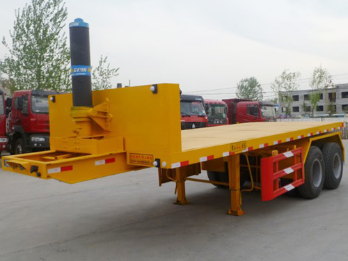 平板自卸半挂车